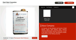 Desktop Screenshot of giantsales.co.in